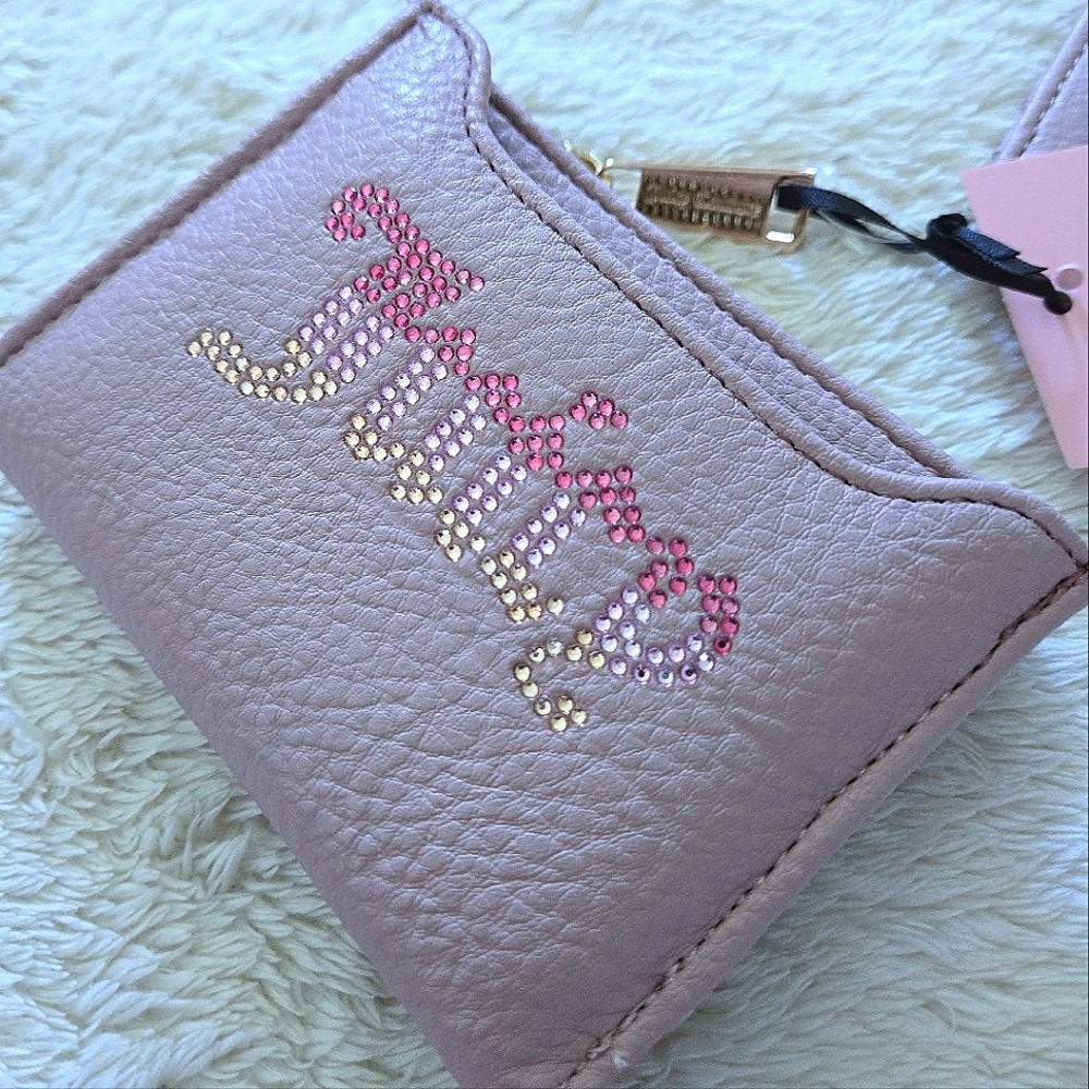 Juicy🍊 Couture "Breaking The Rules" Bifold✌️ Wallet With Pullout Card💳 Case - Picture 14 of 16